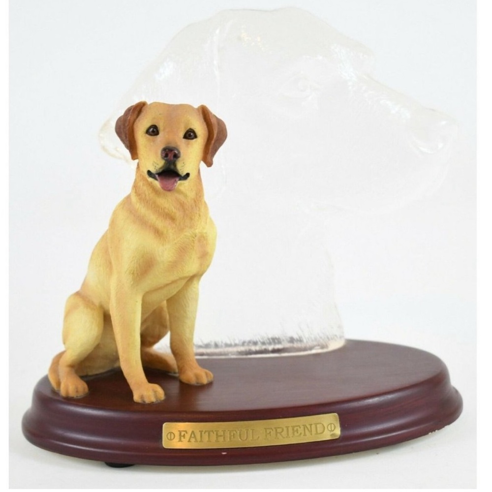 The Bradford Exchange Faithful Friend 1st Ed. Labrador Retriever Dog Figurine